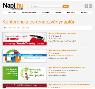 Napi.hu - Konferenciák
